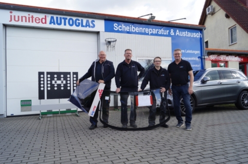 Das Team von junited AUTOGLAS Torgelow